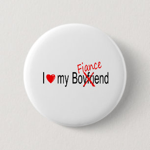 Badge Rond 5 Cm J'aime mon fiancé