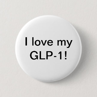 Badge Rond 5 Cm J'aime mon GLP-1