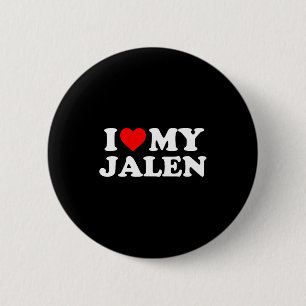 Badge Rond 5 Cm J'aime mon Jalen
