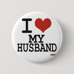 Badge Rond 5 Cm J'aime mon mari