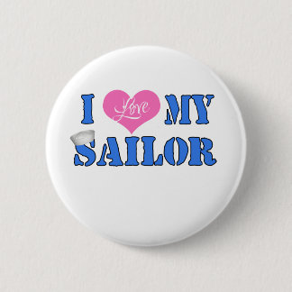 Badge Rond 5 Cm J'aime mon marin