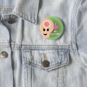 Badge Rond 5 Cm J'aime mon Ostomy ! (En situation)