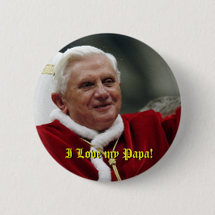 Badge Rond 5 Cm J'aime mon papa !