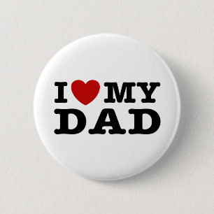 Badge Rond 5 Cm J'aime mon père
