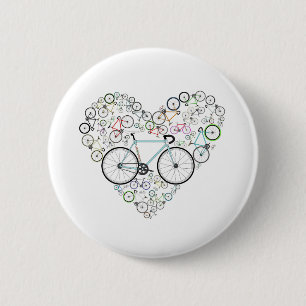 Badge Rond 5 Cm J'aime mon vélo