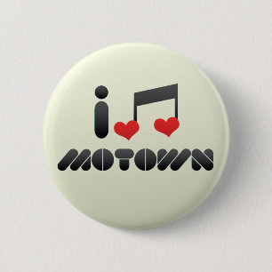 Badge Rond 5 Cm J'aime Motown