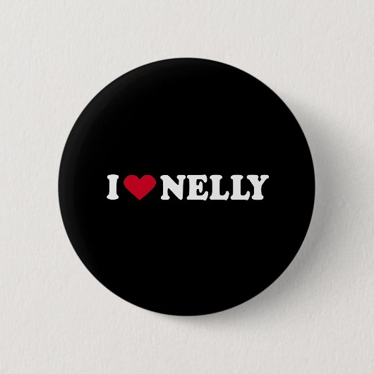 BADGE ROND 5 CM J'AIME NELLY (Devant)