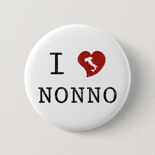 Badge Rond 5 Cm J'aime Nonno (Devant)