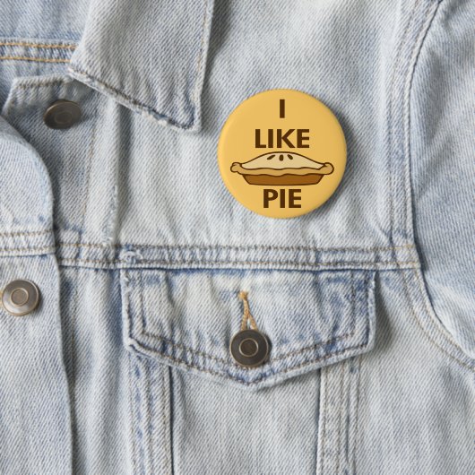 Badge Rond 5 Cm J'Aime Pie (En situation)