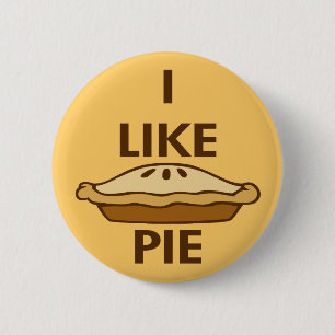 Badge Rond 5 Cm J'Aime Pie