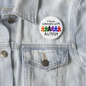 Badge Rond 5 Cm J'aime quelqu'un (En situation)