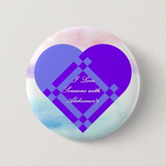 Badge Rond 5 Cm J'aime quelqu'un (Devant)