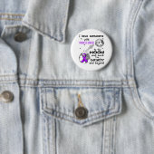 Badge Rond 5 Cm J'aime quelqu'un avec Crohn's & Colitis Sensibilis (En situation)