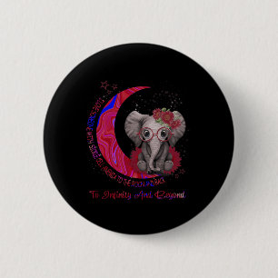 Badge Rond 5 Cm J'Aime Quelqu'Un Avec L'Anémie De La Faucille Sur