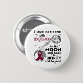 Badge Rond 5 Cm J'aime quelqu'un qui a la conscience de l'anémie d (Devant & derrière)