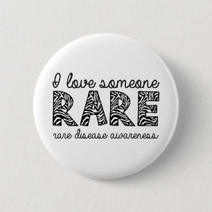 Badge Rond 5 Cm J'Aime Quelqu'Un Rare