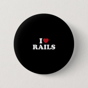 Badge Rond 5 Cm J'aime Rails Skate Parks Skateboard Skateur 