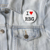 Badge Rond 5 Cm j'aime rbg (En situation)