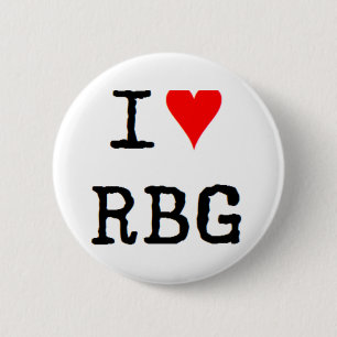 Badge Rond 5 Cm j'aime rbg