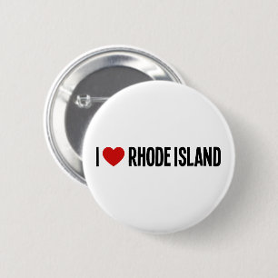 Badge Rond 5 Cm J'aime Rhode Island • J'ai le cœur pour Rhode Isla