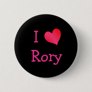 Badge Rond 5 Cm J'aime Rory