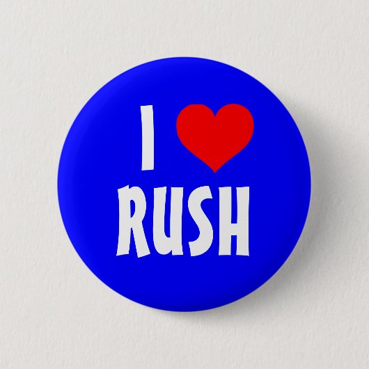 Badge Rond 5 Cm J'aime Rush Limbaugh (Devant)