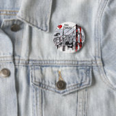Badge Rond 5 Cm J'aime San Francisco (En situation)