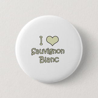 Badge Rond 5 Cm J'aime Sauvignon Blanc