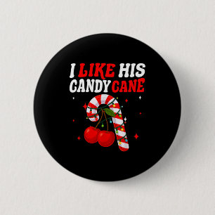 Badge Rond 5 Cm J'aime son couple de canne à sucre assorti pour No