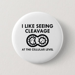 Badge Rond 5 Cm J'Aime Voir Le Décolleté