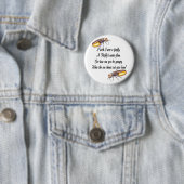 Badge Rond 5 Cm J'aimerais être une luciole (En situation)