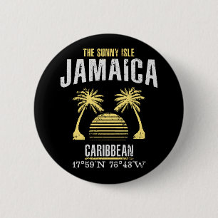Badge Rond 5 Cm Jamaïque
