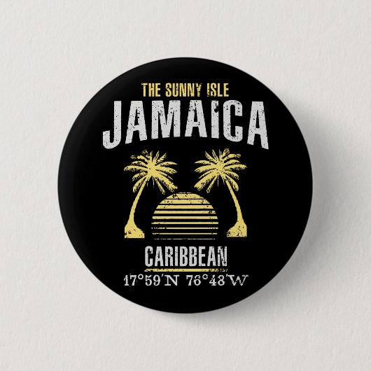 Badge Rond 5 Cm Jamaïque (Devant)