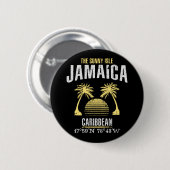Badge Rond 5 Cm Jamaïque (Devant & derrière)