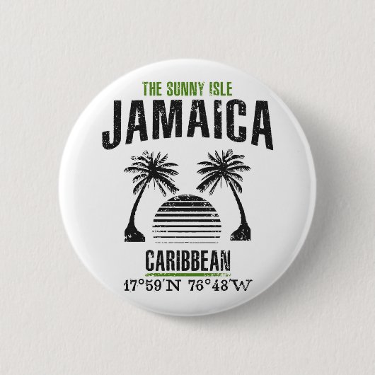Badge Rond 5 Cm Jamaïque (Devant)