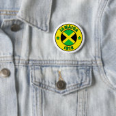 Badge Rond 5 Cm Jamaïque Irie (En situation)