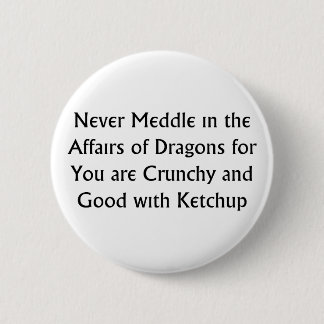 Badge Rond 5 Cm Jamais dragons