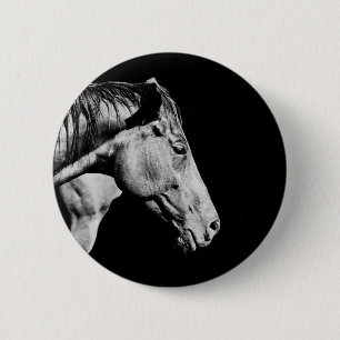 Badge Rond 5 Cm jambe de cheval de tête