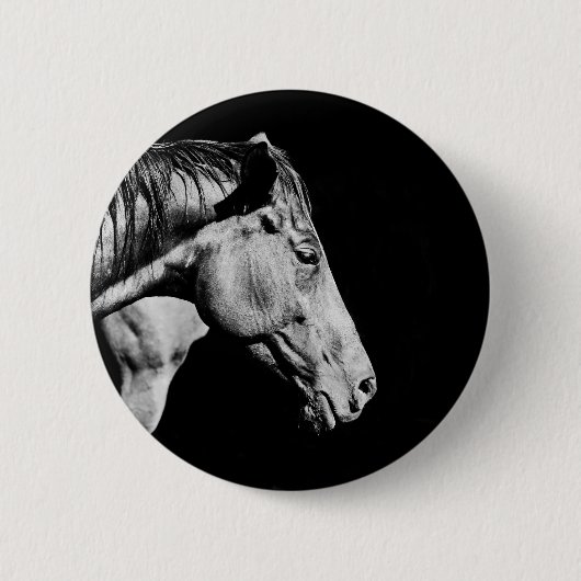 Badge Rond 5 Cm jambe de cheval de tête (Devant)