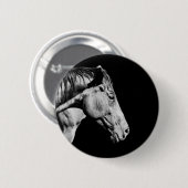 Badge Rond 5 Cm jambe de cheval de tête (Devant & derrière)