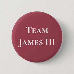 Badge Rond 5 Cm James III, Roi des Écossais
