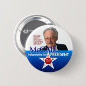 Badge Rond 5 Cm James McCall pour le président 2012 (Devant & derrière)