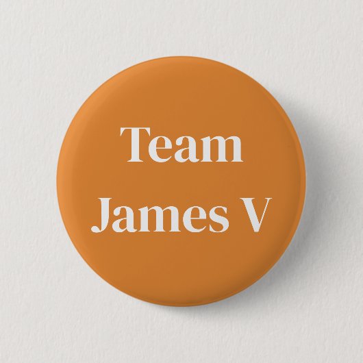 Badge Rond 5 Cm James V, Roi des Écossais (Devant)