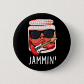 Badge Rond 5 Cm Jammin Funny Rocker Jam Pun (Devant)