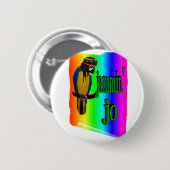 Badge Rond 5 Cm Jammin' Jo (Devant & derrière)