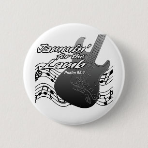 Badge Rond 5 Cm Jammin pour l'agneau