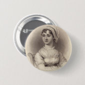 Badge Rond 5 Cm Jane Austen (Devant & derrière)