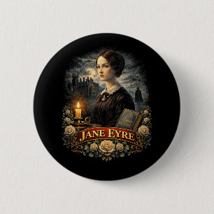 Badge Rond 5 Cm Jane Eyre