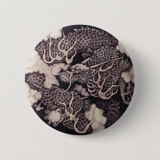 BADGE ROND 5 CM JAPAN DRAGON (Devant)