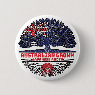 Badge Rond 5 Cm Japon Australian